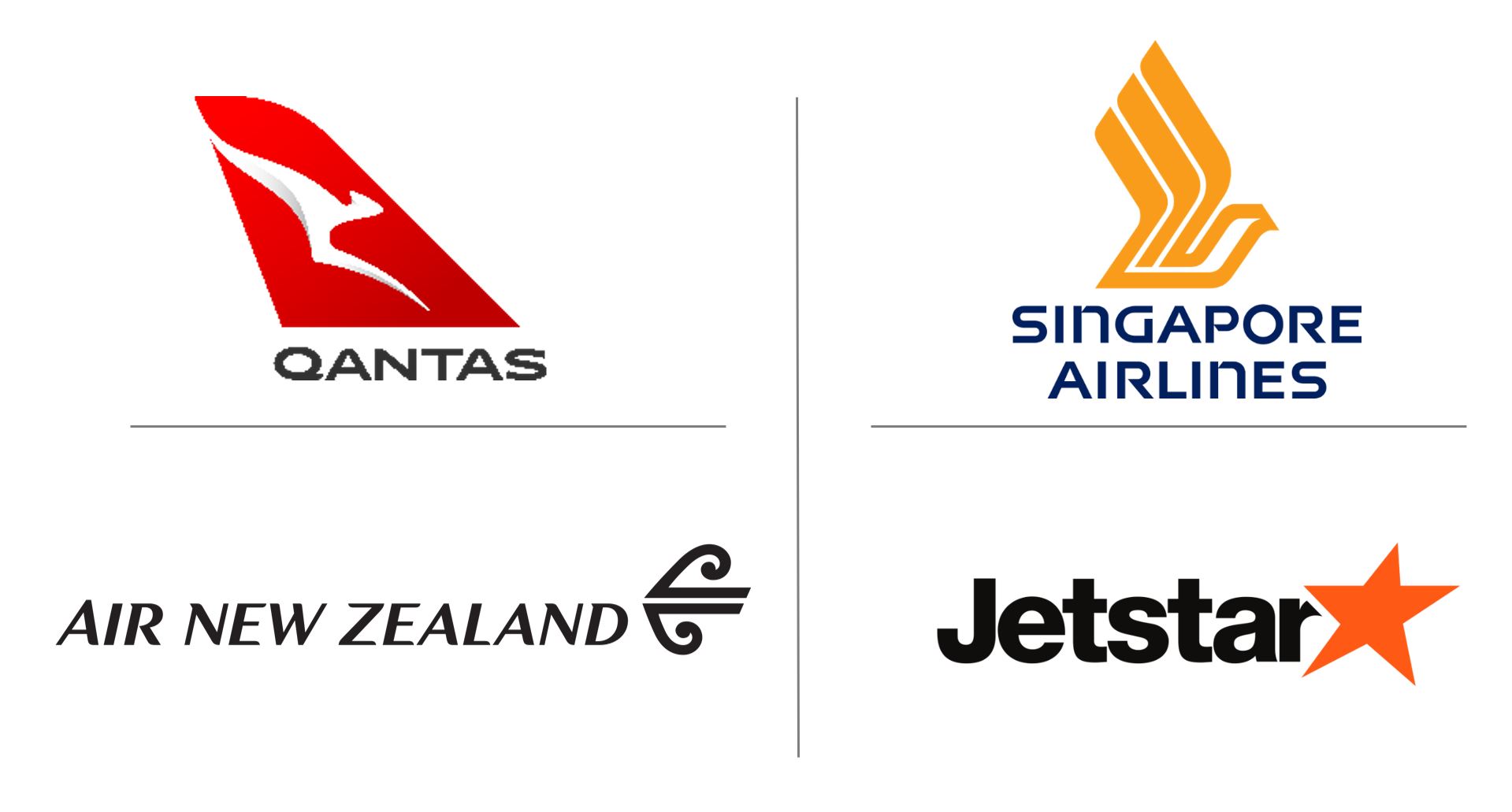 Airline logos