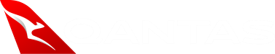 Qantas white logo 