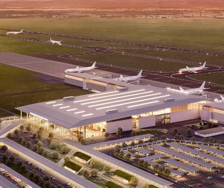 Airport site layout