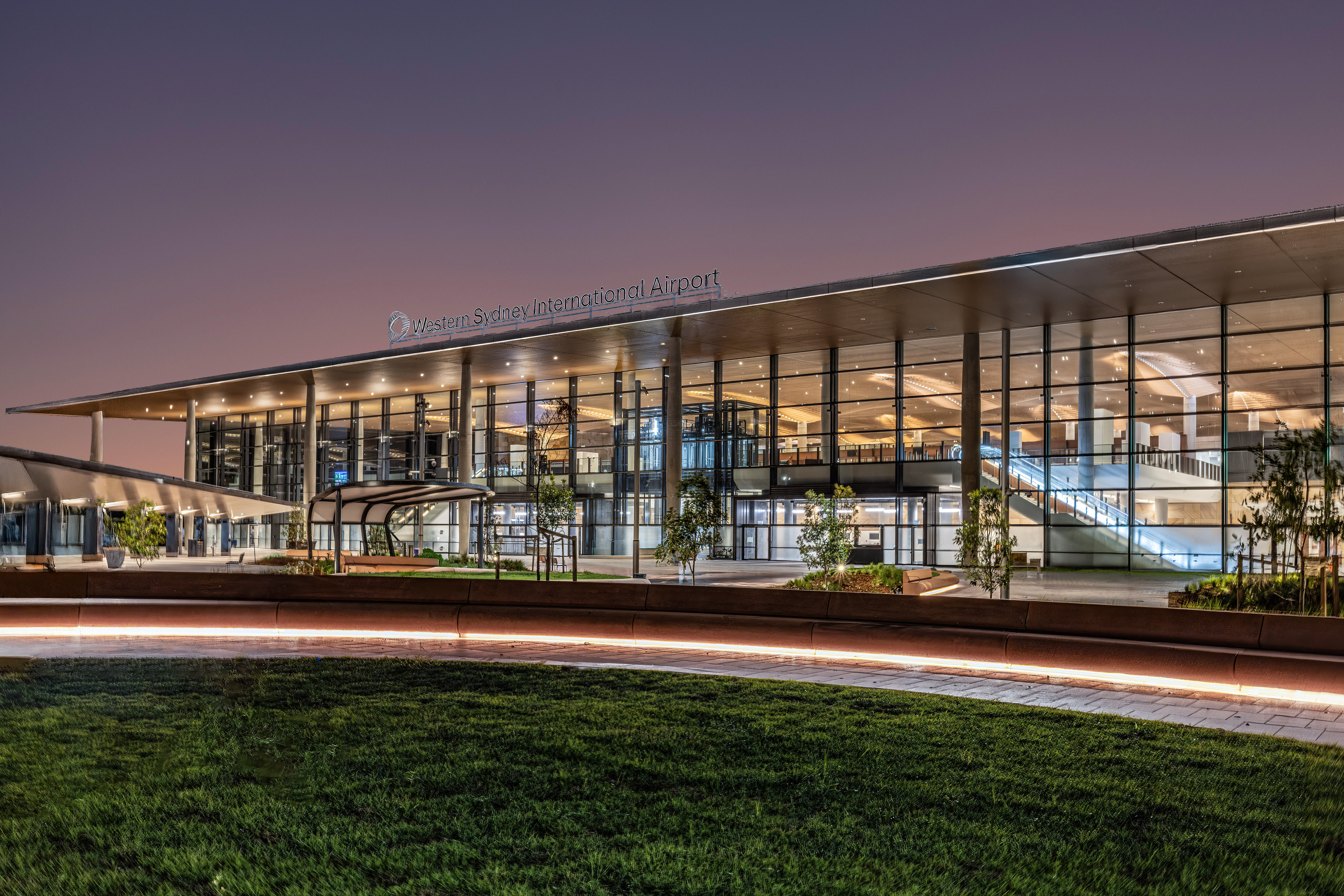 WSI terminal at night